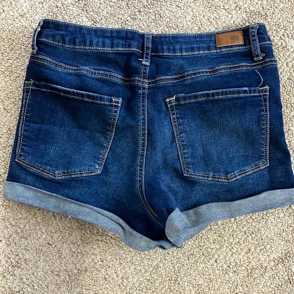 RSQ Navy Blue Jean Shorts - Picture 2 of 2